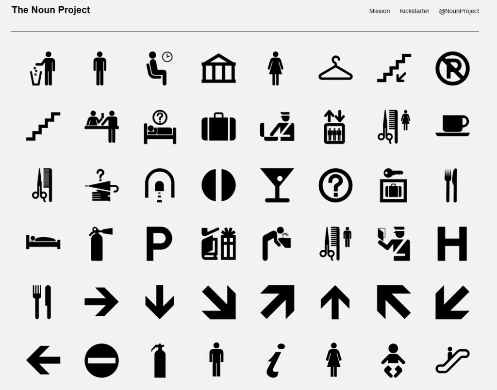 О проекте Noun project, особенности проекта, кому может быть полезен?