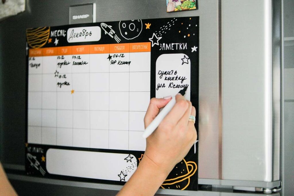 Что можно записывать в планинг календарь? Где разместить пленер календарь?