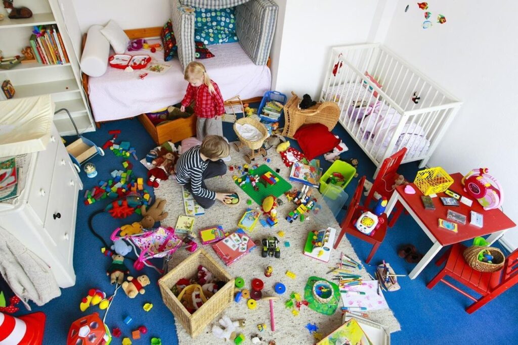 Бардак в детской комнате, как сохранить чистоту?
